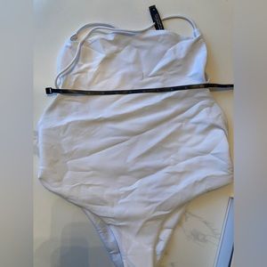 Ark Swimwear x-back one-piece in White NWT